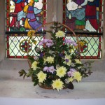 Floral Decoration in Resurrection Window