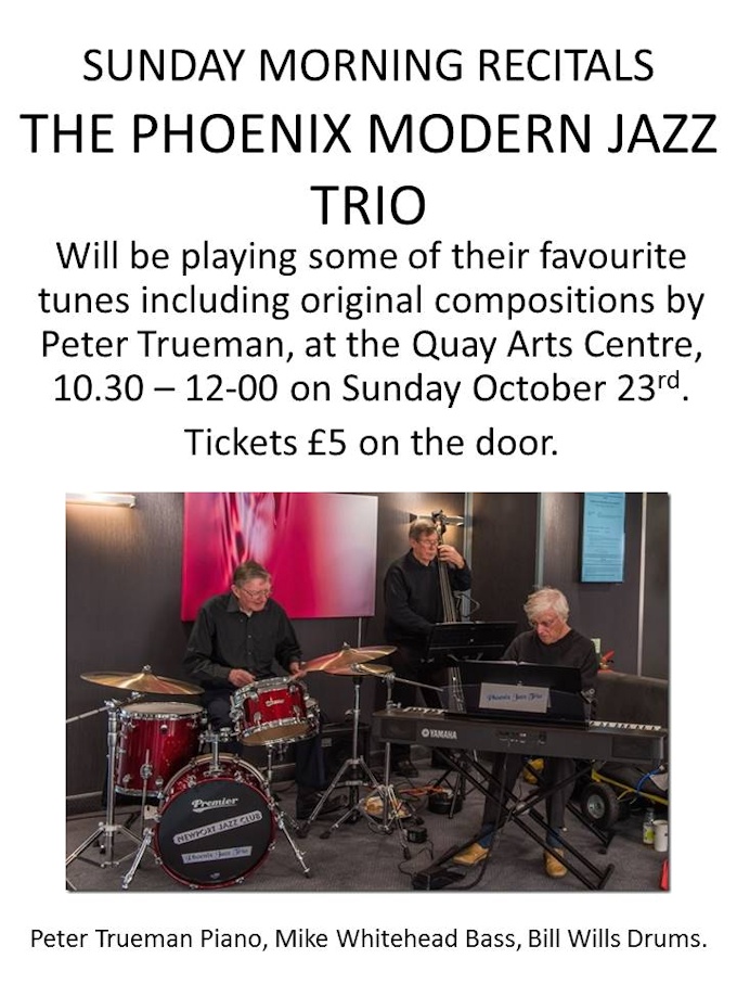 Phoenix Jazz recital Quay Arts 20161023